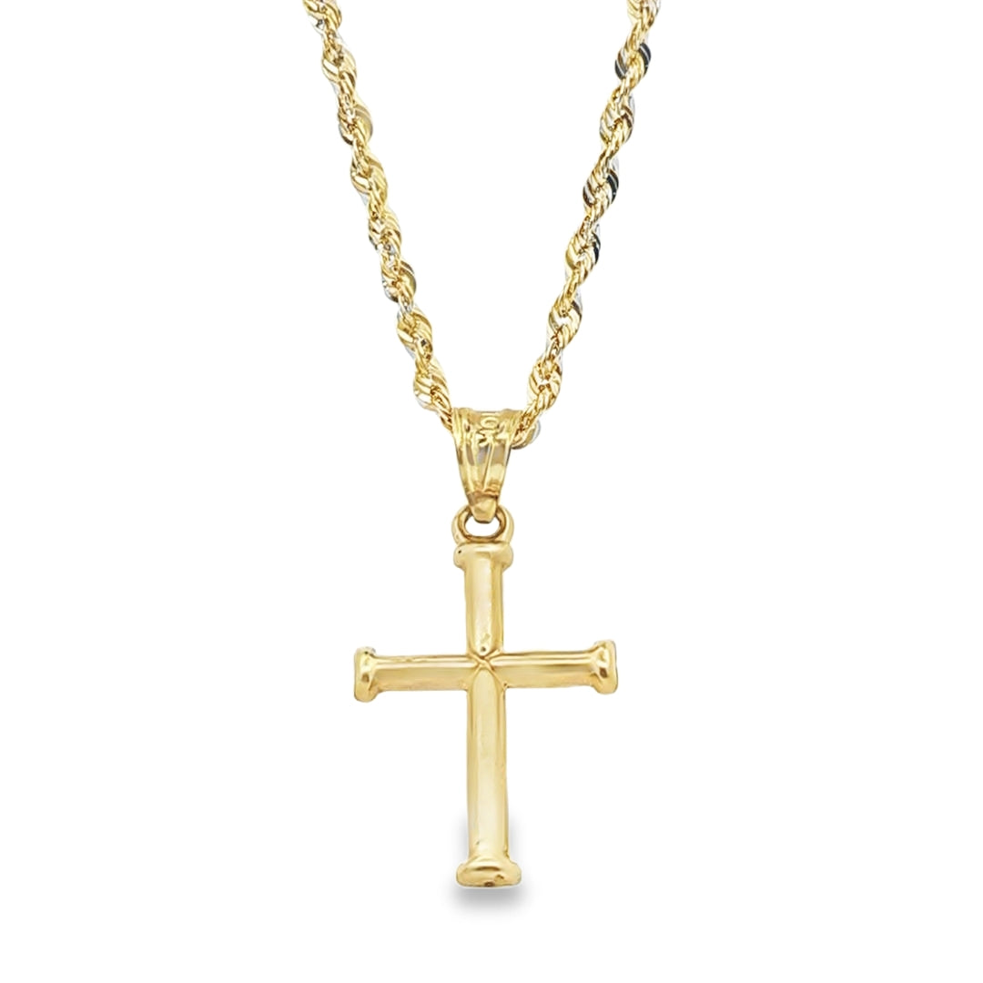 10kt outlet Gold Cross Pendant