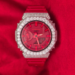 Iced Out Casio G-Shock 7.00 Ctw Moissanite