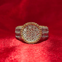 Baguette Ring 1.20 ctw Diamond 10K Yellow Gold