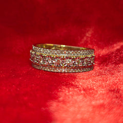 Diamond Wedding Band Ring 0.64 ctw 10K Yellow Gold