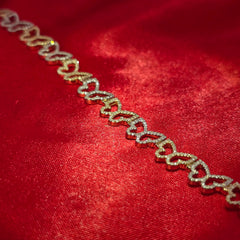 Butterfly Bracelet 1.25 ctw Diamond 10K Yellow Gold