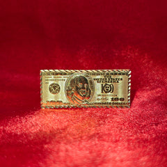 10K Gold Hundered Dollar Bill Ring