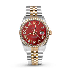 36 MM Two-Tone Rolex Datejust with 2 CTW Diamond Bezel