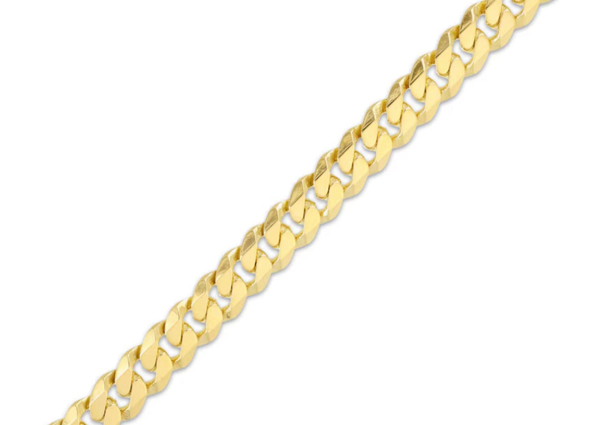 11.5 mm 10k miami cuban bracelet 8.5”