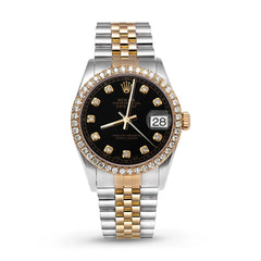 31MM Two-Tone Rolex Datejust with 2 CTW Diamond Bezel