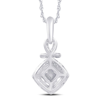 10 Karat White Gold 0.21 Carat Diamonds Fashion Pendant-0826862-WG