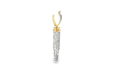 Bullet Pendant 0.5 Ct. Diamond 10K Yellow Gold