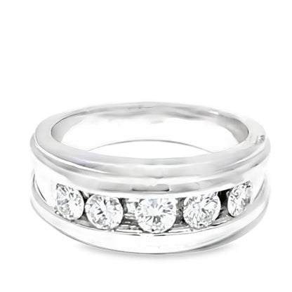 Elegant Diamond Ring 14K White Gold 1.00 ctw Diamond