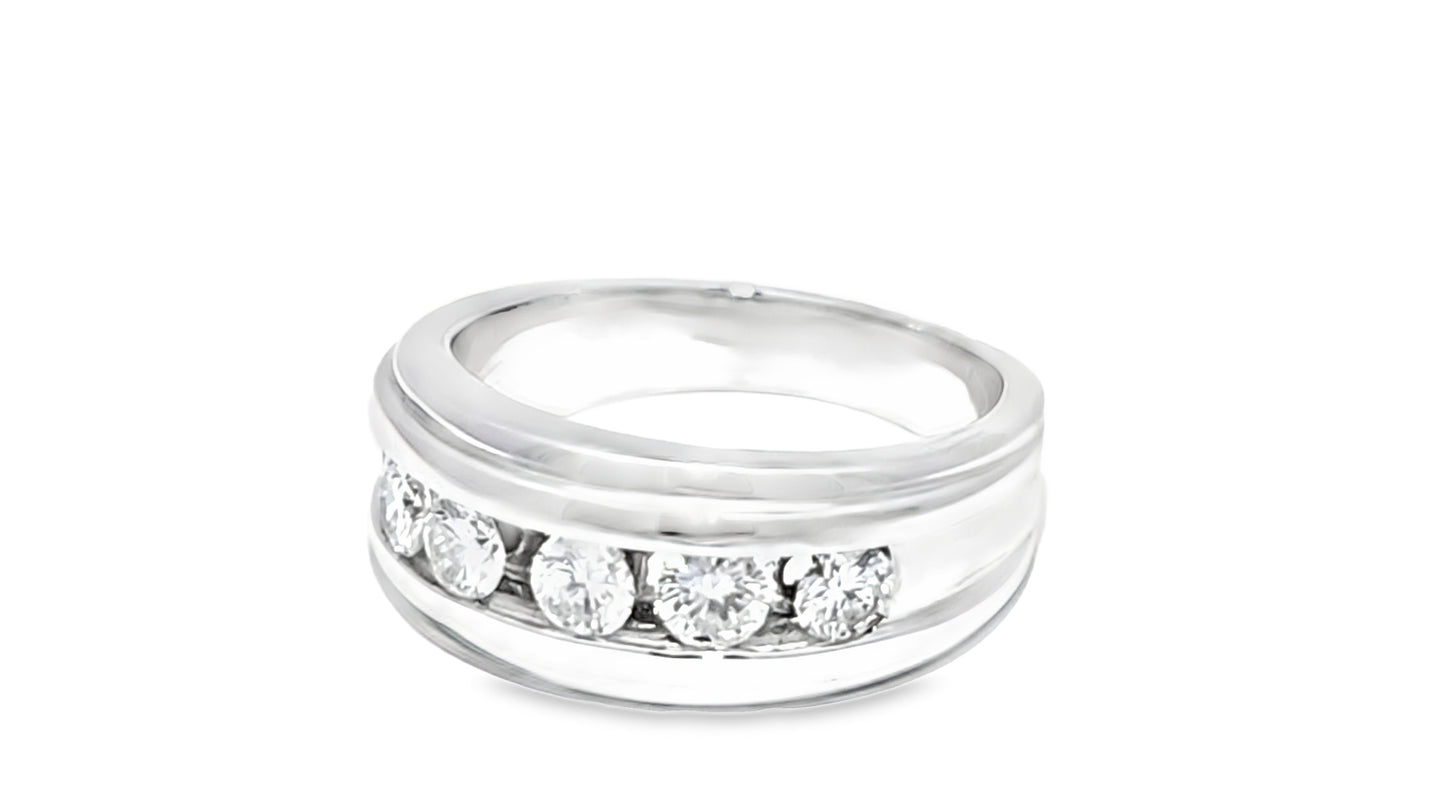 Elegant Diamond Ring 14K White Gold 1.00 ctw Diamond