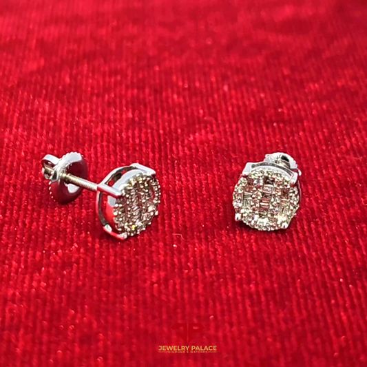 Elegant Diamond Earrings 0.33 Ct. Diamond 10K White Gold