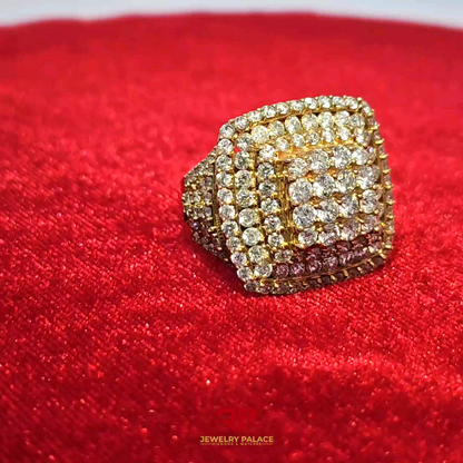 Elegant Diamond-Encrusted Ring 5.10 Ct. Diamond 14K Gold