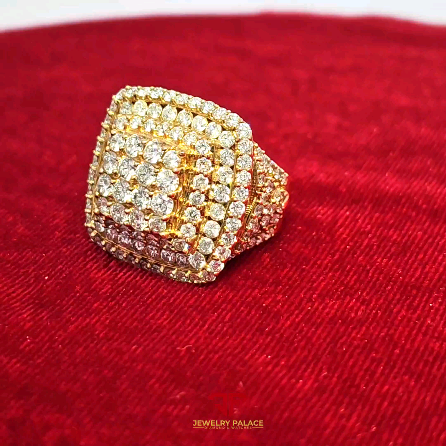 Elegant Diamond-Encrusted Ring 5.10 Ct. Diamond 14K Gold