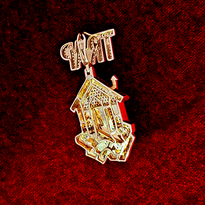 Trap House Pendant 1.0 ct. Diamond 10K Gold