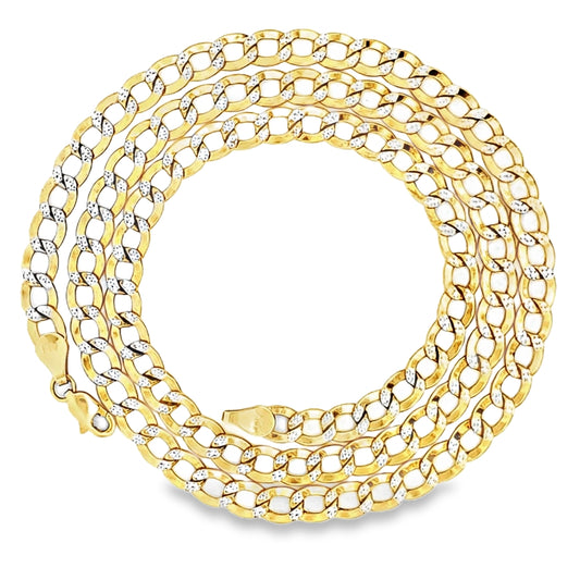 Diamond Cut Cuban Chain 5.8MM 22" 10K Gold