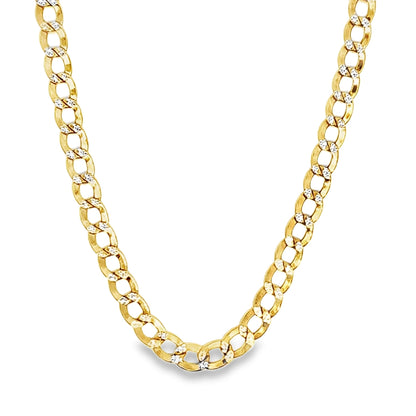 Diamond Cut Cuban Chain 5.8MM 22" 10K Gold