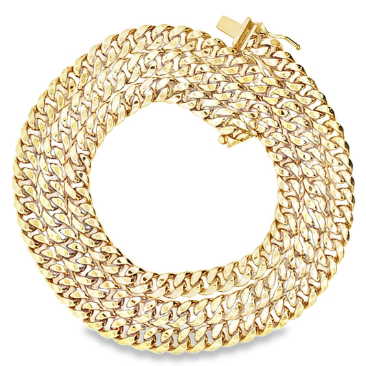 Miami Cuban Chain 6MM 22" 10K Gold