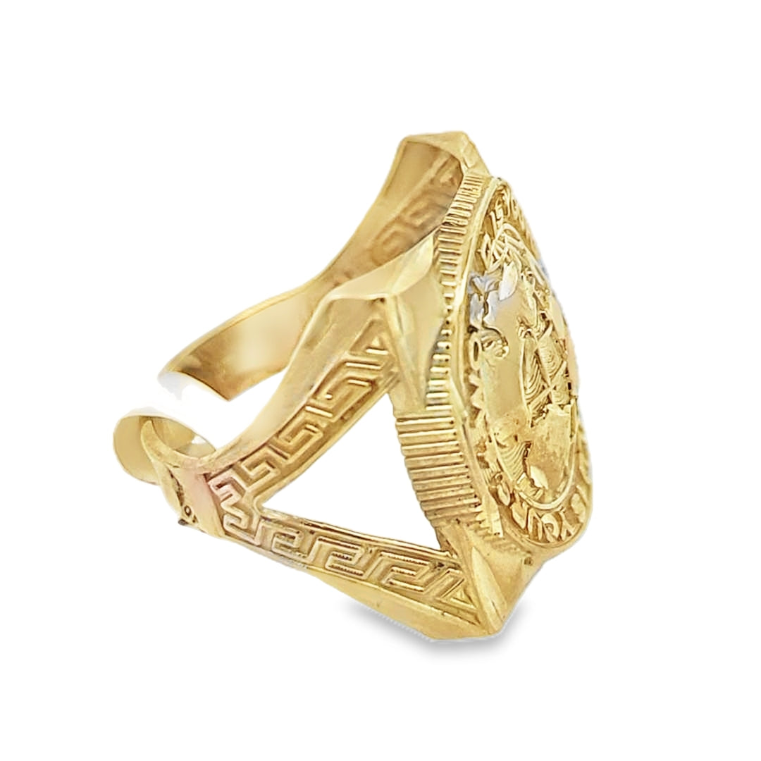 'World is Yours" 10K Gold Ring