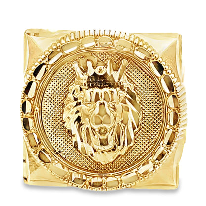 Lion Head Ring 10K Gold