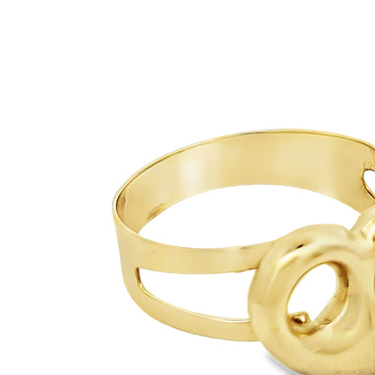 Gucci Link Heart Ring 10K Gold