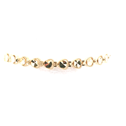 10K Heart shaped Bracelet