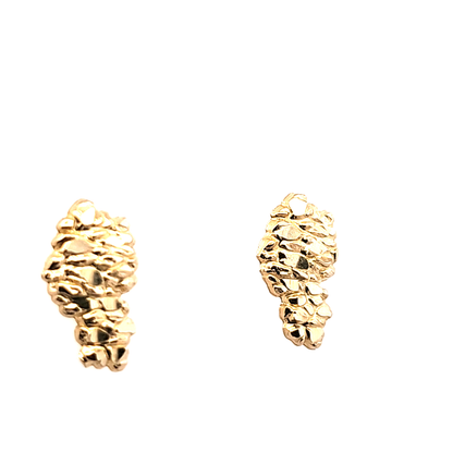 10K Nuggett Earring