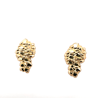 10K Nuggett Earring