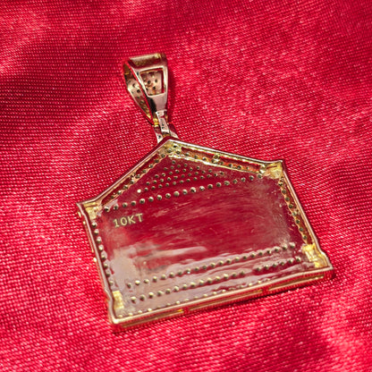 10k Last Supper Pendant with Diamond Detailing 1.25ctw Diamond