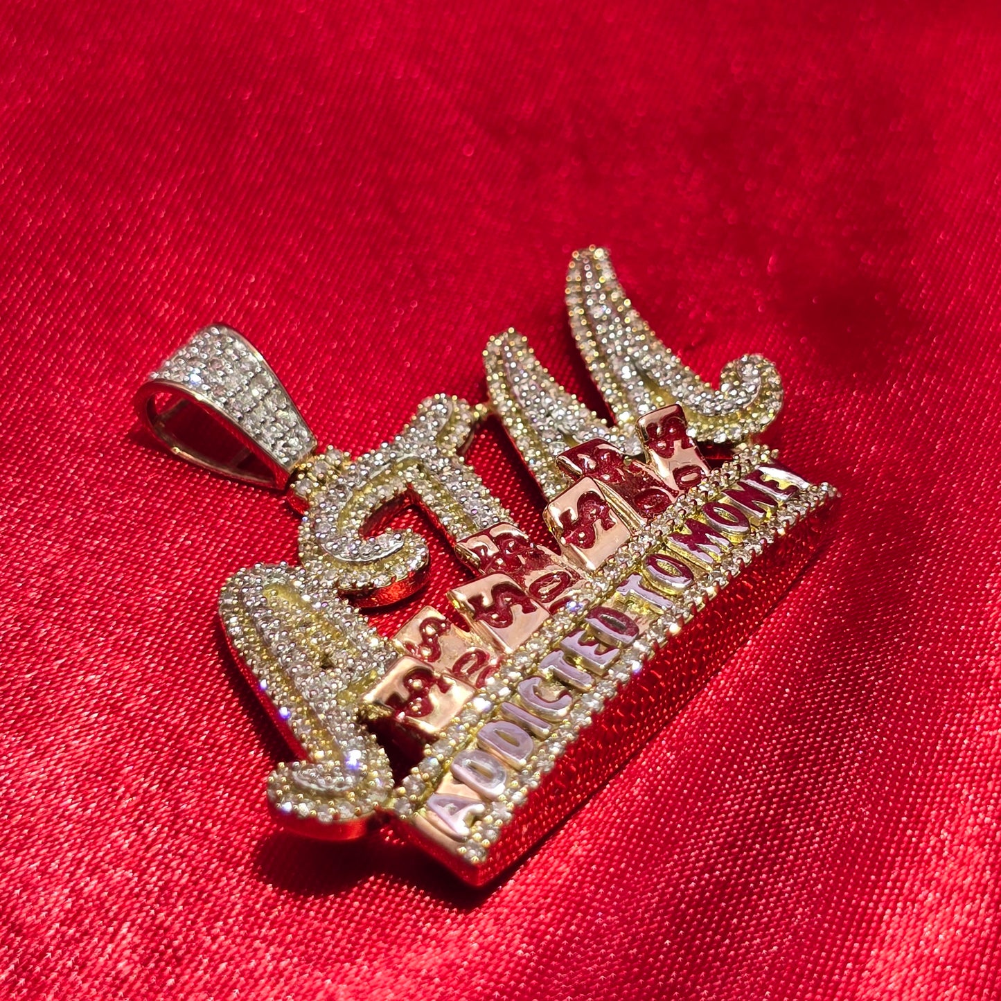 AJM Pendant 1.75 ctw Diamond 10K Yellow Gold