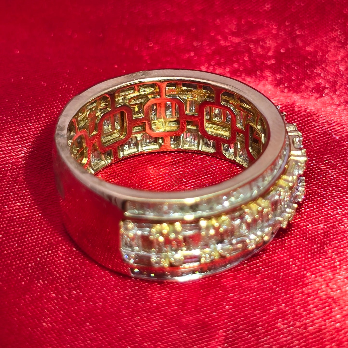Baguette Band Ring 4.00 ctw Diamond 10K Yellow Gold
