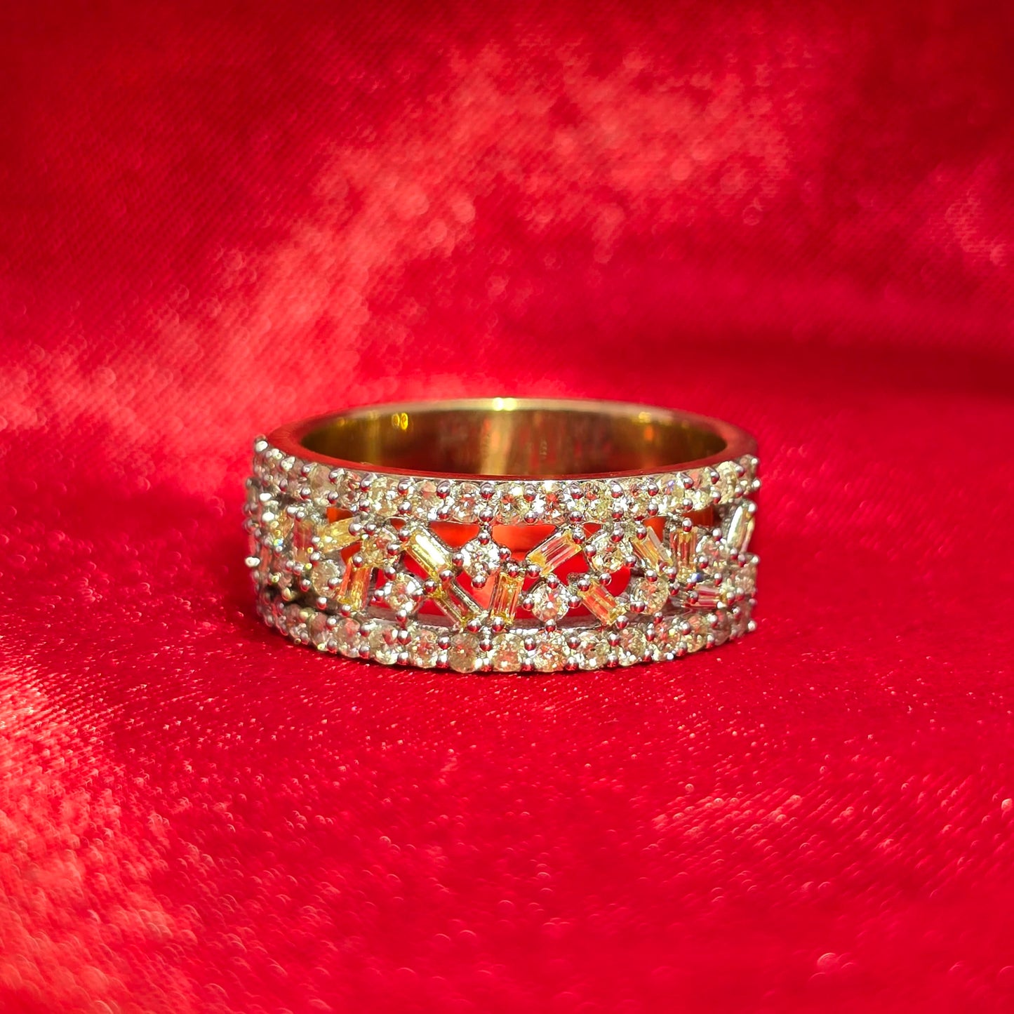 Round Cut Ring Diamond 2.00 ctw 10K Yellow Gold