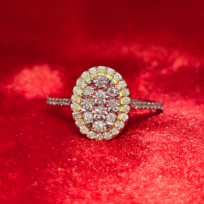 Diamond Round Ring 0.35 ctw 10K Yellow Gold