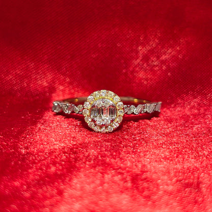 Diamond Baguette Ring 0.28 ctw 10K Yellow Gold
