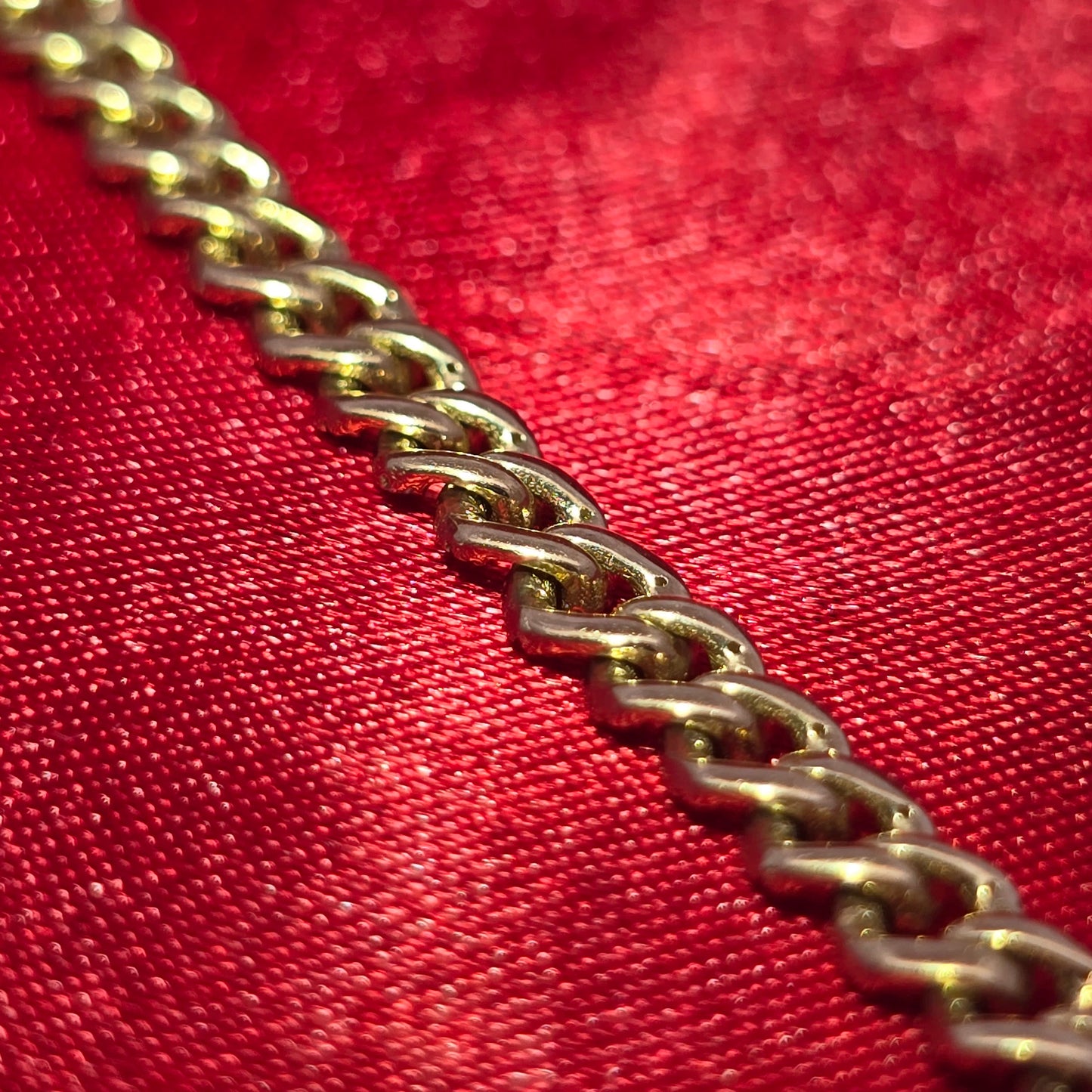 5MM Luxury Cuban Bracelet 0.95 ctw Diamond 10K Yellow Gold 7"