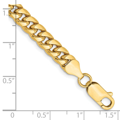 14k 6mm Semi-Solid Miami Cuban Chain