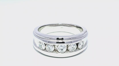 Elegant Diamond Ring 14K White Gold 1.00 ctw Diamond