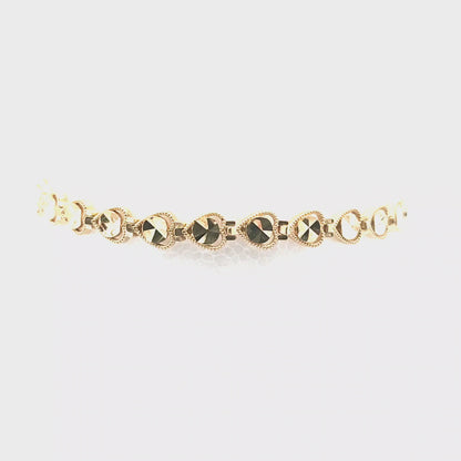 10K Heart shaped Bracelet